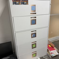 White Filing cabinet