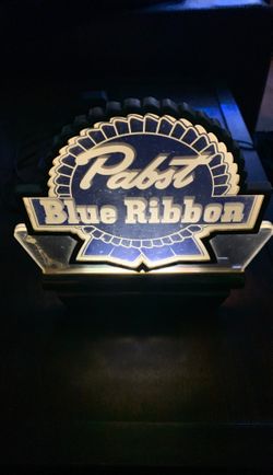 Pabst Blue Ribbon Counter top sign