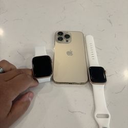 Apple iPhone 13 Pro, Apple Watch SE 44mm, Apple Watch Series 4