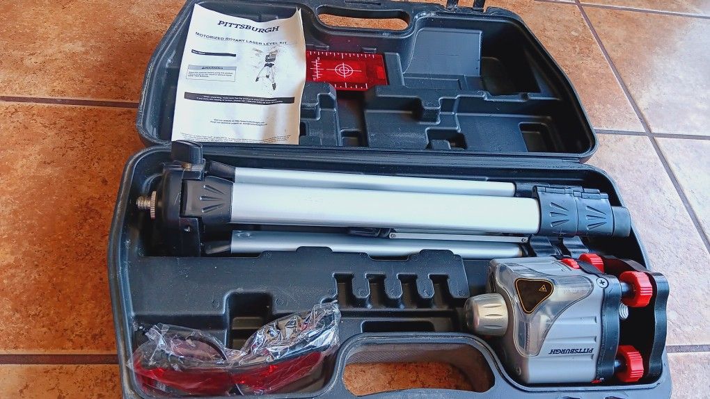 Pittsburgh Motorized Rotary Laser Level KIT