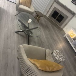 VERY BEAUTIFUL HIGH-END LIVING ROOM FURNITURE (CHAIRS, COUCH, TABLES, ARTWORK, SIDE TABLES, TV SHELF~ ALL MUST GO.  JUST SOLD CONDO!!!  FASHION VALLEY