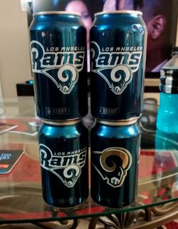 NFL BUD LIGHT CAN "LA RAMS & STL RAMS" (LIMITED EDTION)