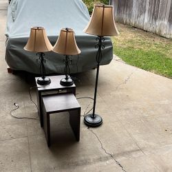 End Tables And Lamps 