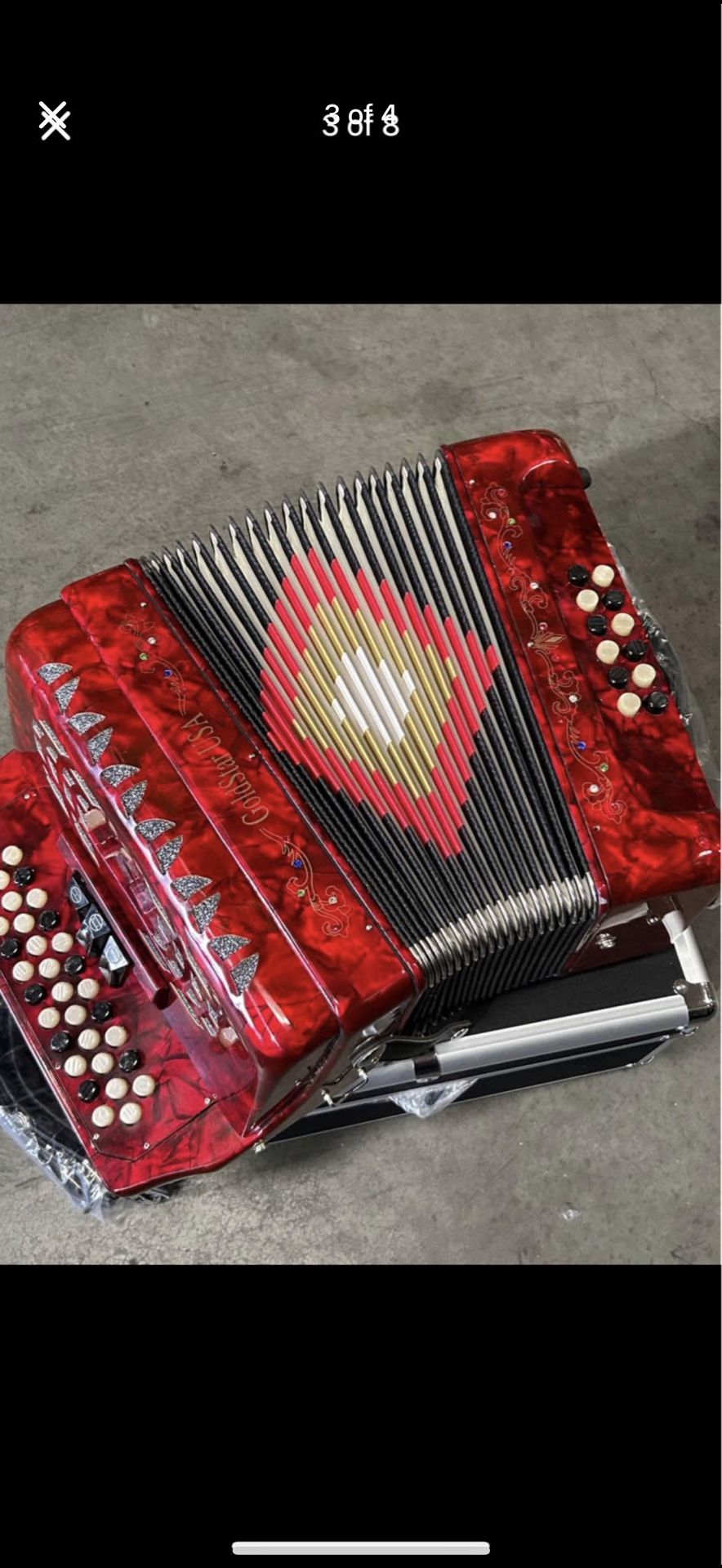 Precioso 🩷 button accordion 🪗 34 button