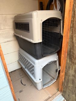 2 Large Dog Crates