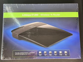 Cisco Linksys E1200-N300 WIRELESS-N300 802.11n Router with 4 Ethernet Ports