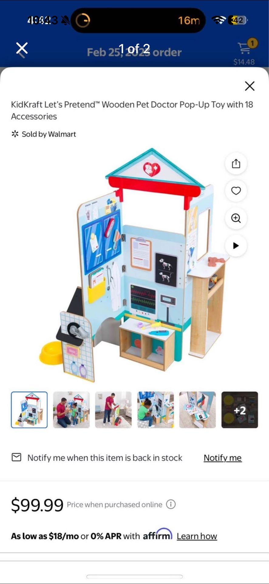 New Kidcraft Doctor Pet Toy