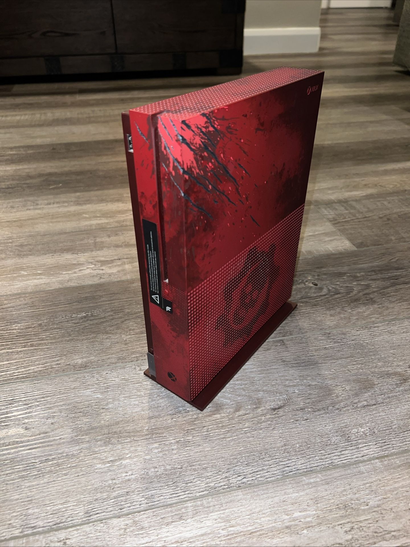 Microsoft Xbox One S Gears of War 4 Limited Edition 2 TB Crimson Red Console