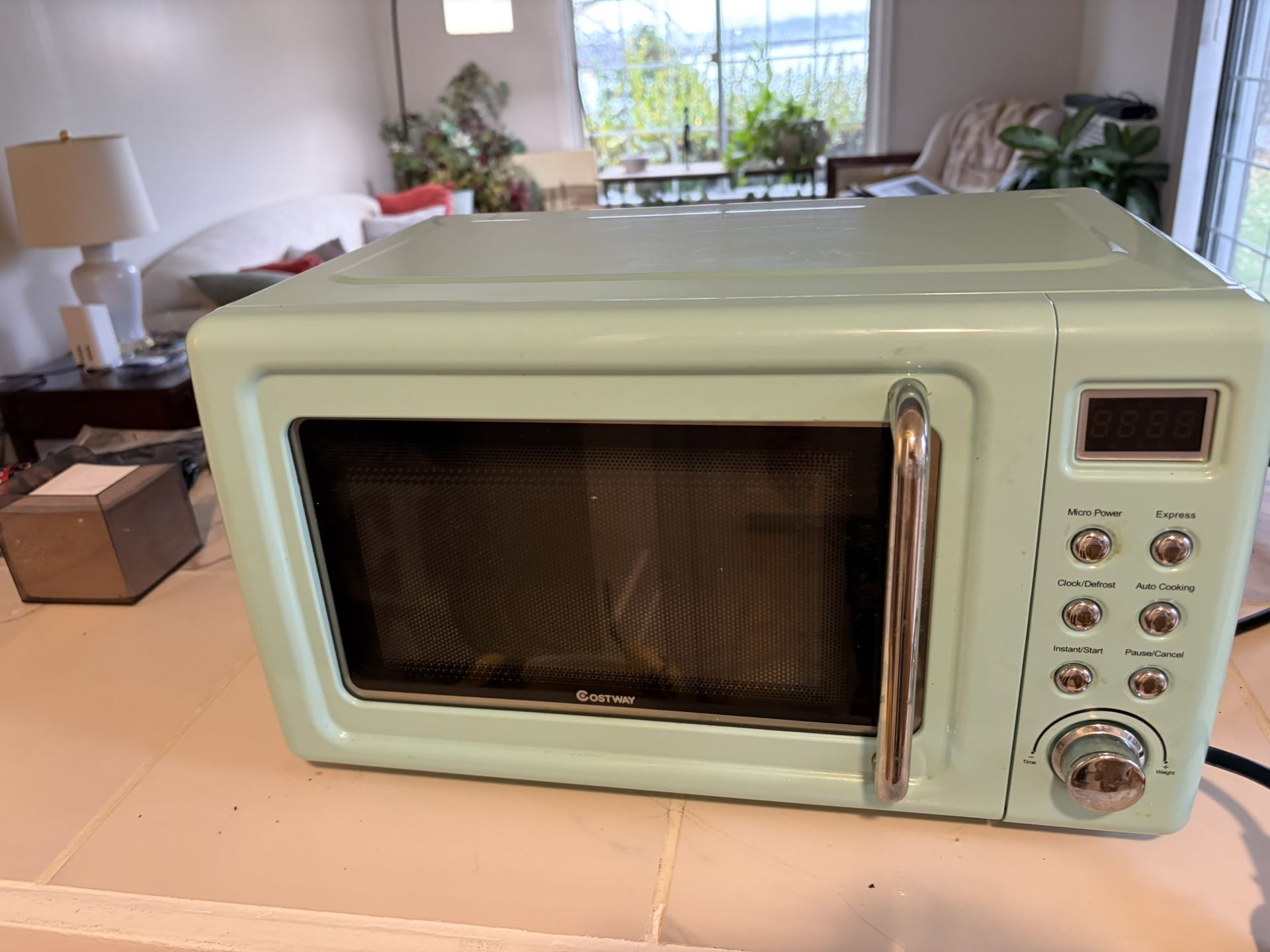 Cute Retro Countertop Microwave Oven