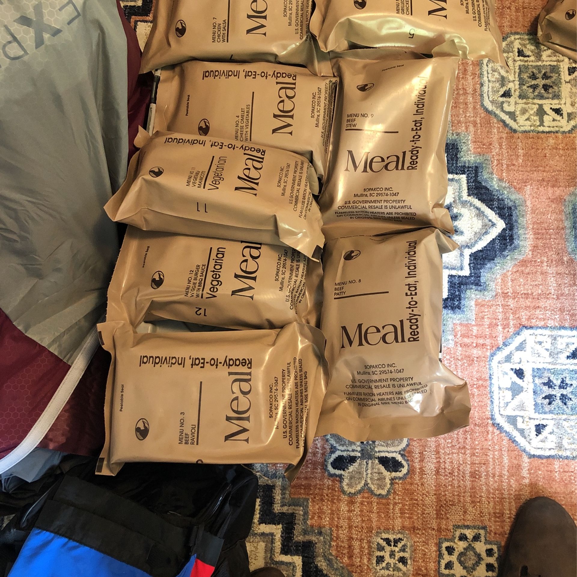Military-MRE meals Ready To Eat