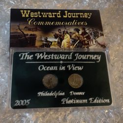 2005 Westward Journey Commemorative Nickel Set, "Ocean in View,"Platinum Edition