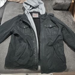 Levi's Black Hooded Jacket