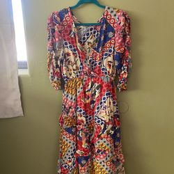 Fun Colorful Light Weight Dress 