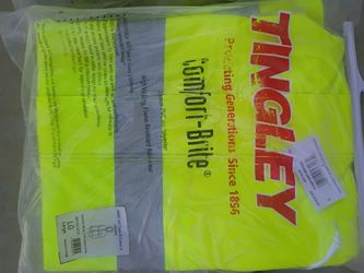 Tingley Comfort-Brite Hi-Vis Flame Resistant Rain Jacket (Size L, ANSI 107 Type R Class 3