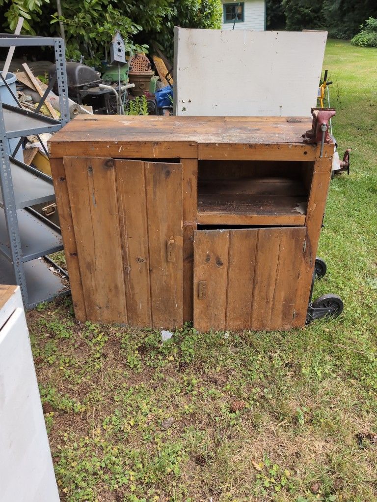 Wooden Cabinet- handmade 48L x 20.5 D x 39.5 T
