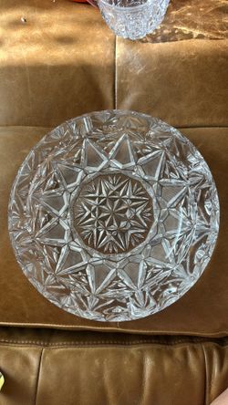 Vintage 1970’s Lead Crystal Ashtray