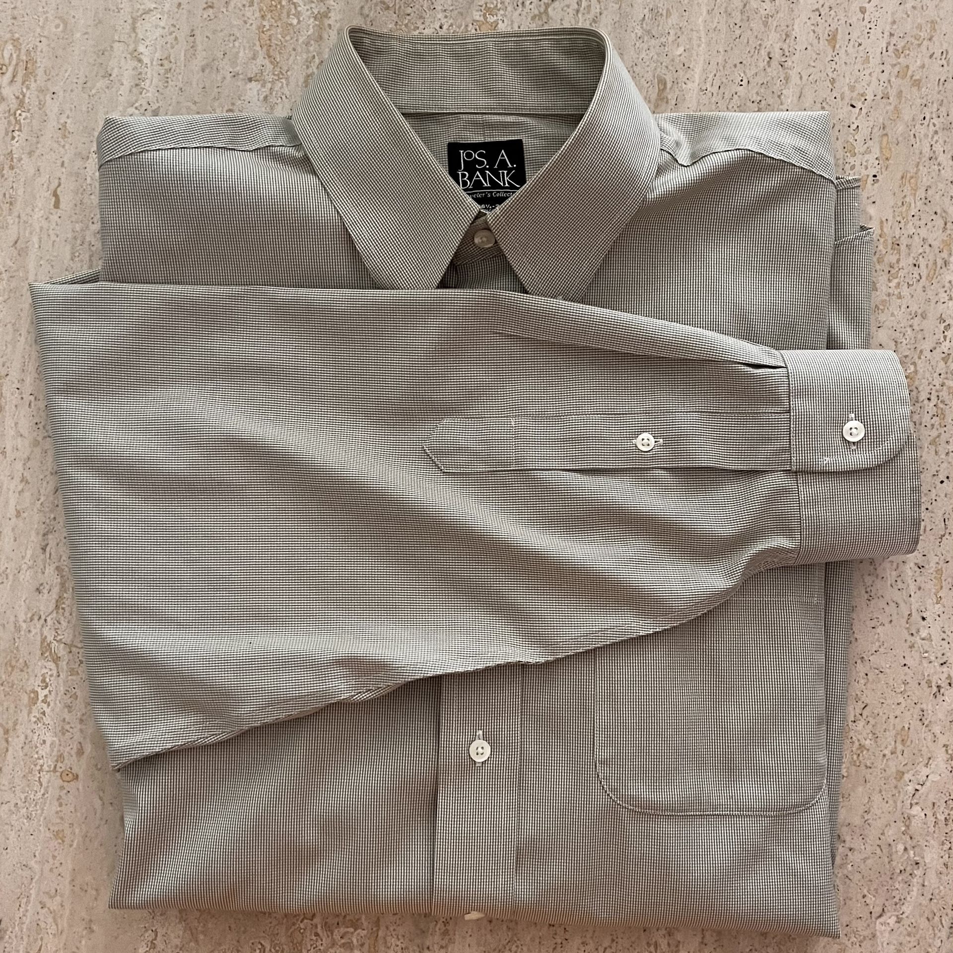 Traveler Collection Traditional Fit Glenn Plaid Dress Shirt