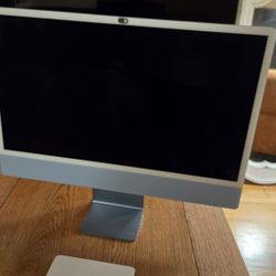 24-inch Blue iMac with 4.5K Retina display