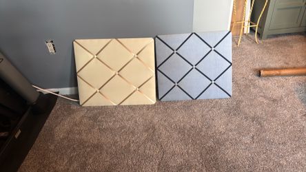 Fabric photo boards
