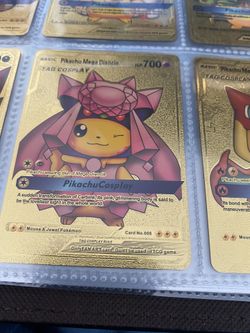 LOT OF TCG Custom Fan Art -Secret Rare Holo Pokemon Gold Cards Charizard  VMax,Pikachu,Mewtwo for Sale in Yonkers, NY - OfferUp