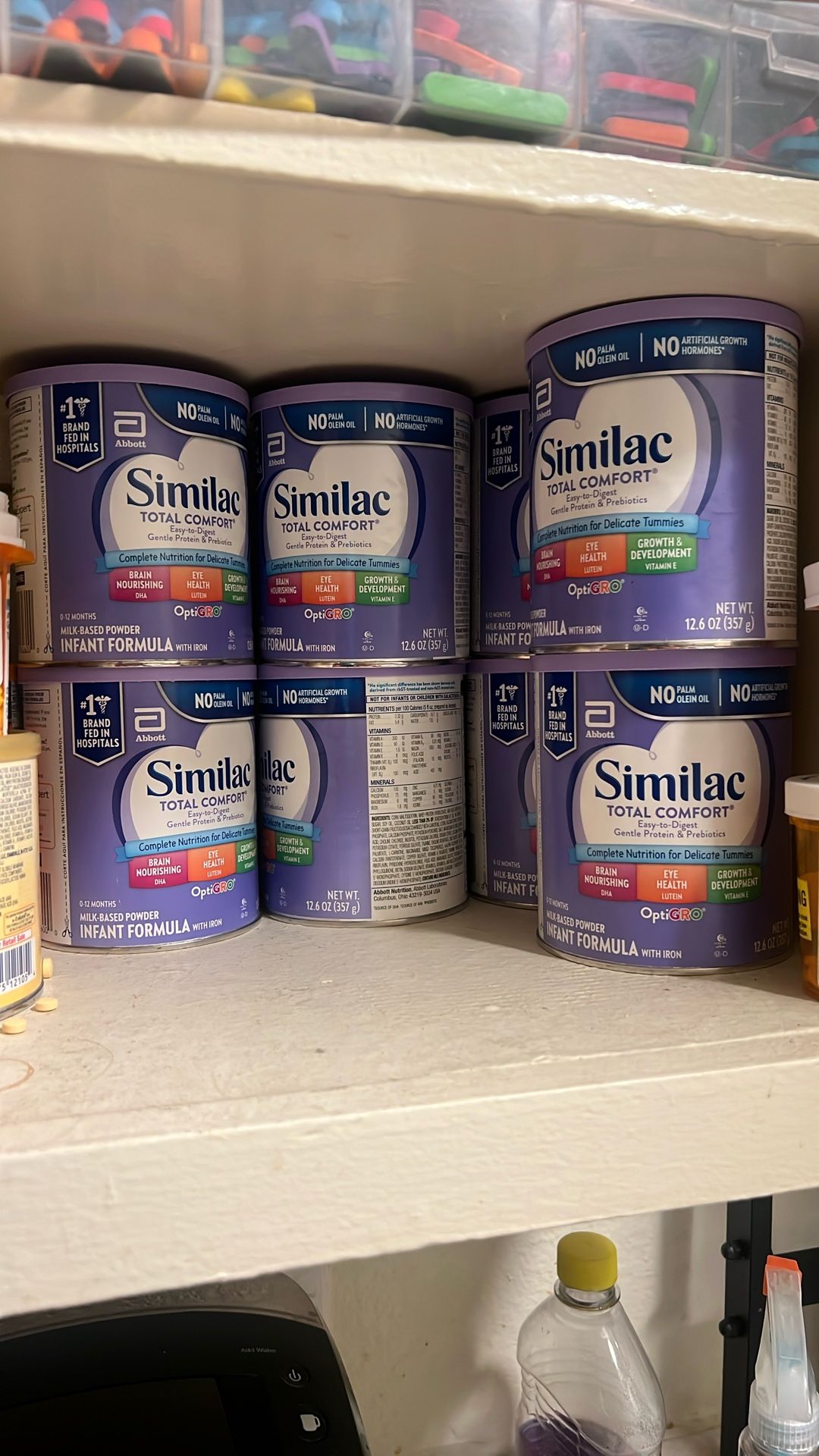 8 Cans Of Similac Total Comfort 12$ A Can