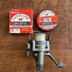Fishing rod and cajun line