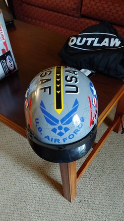 New Outlaw USAF DOT Certified Helmet