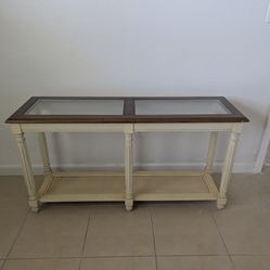 REAL WOOD FOYER AREA TABLE