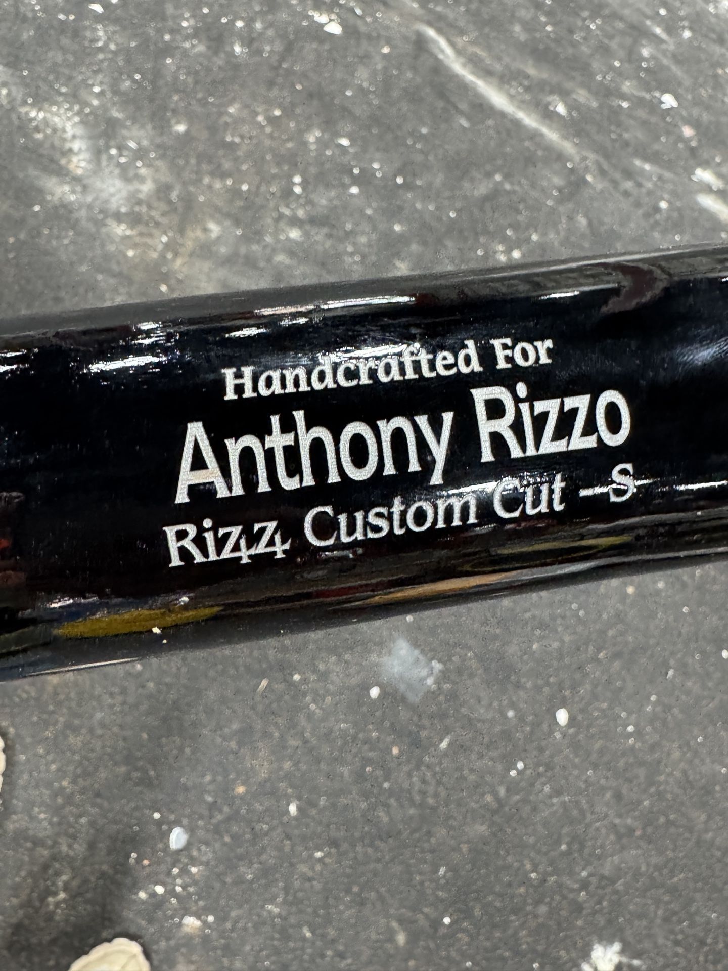 Marucci baseball bat handcrafted for Anthony Rizzo