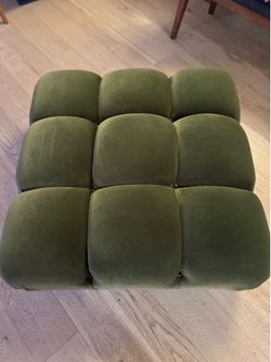 Jennifer Taylor 36” Velvet Bubble Ottoman