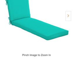 Cushion Cover Turquoise (Lounge Chair)