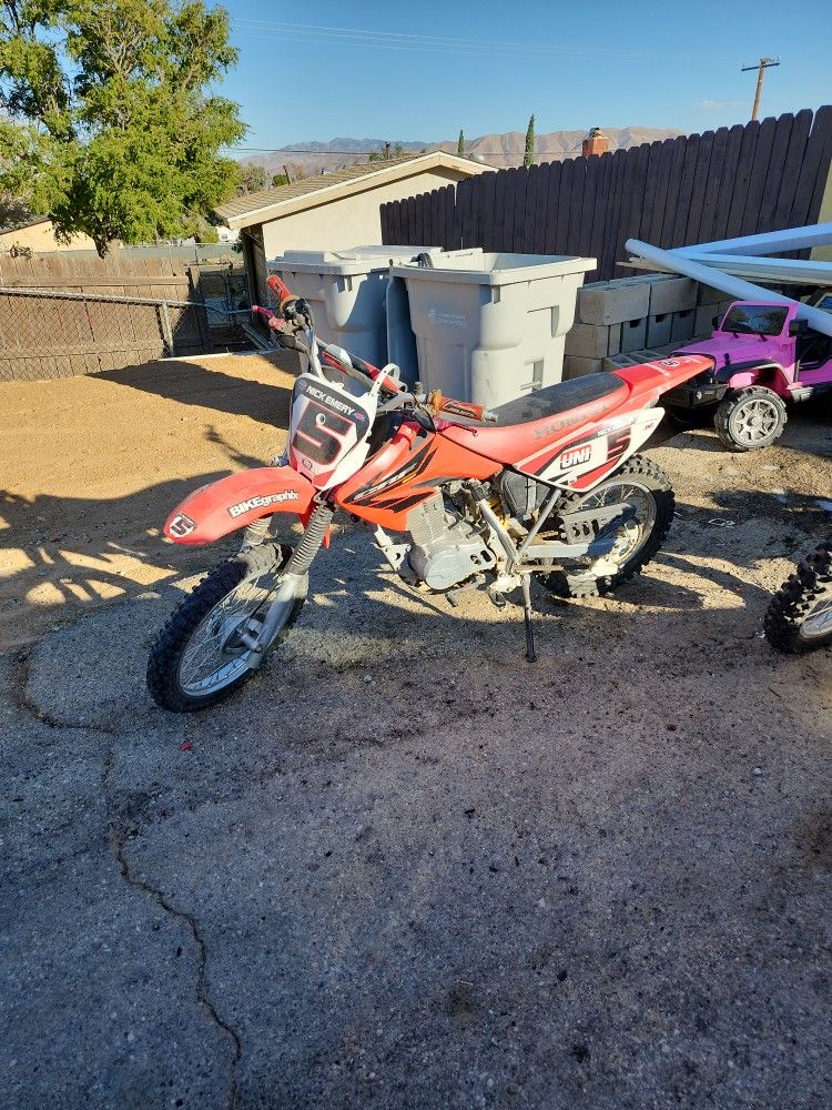Honda CRF80 And Honda CRF 250