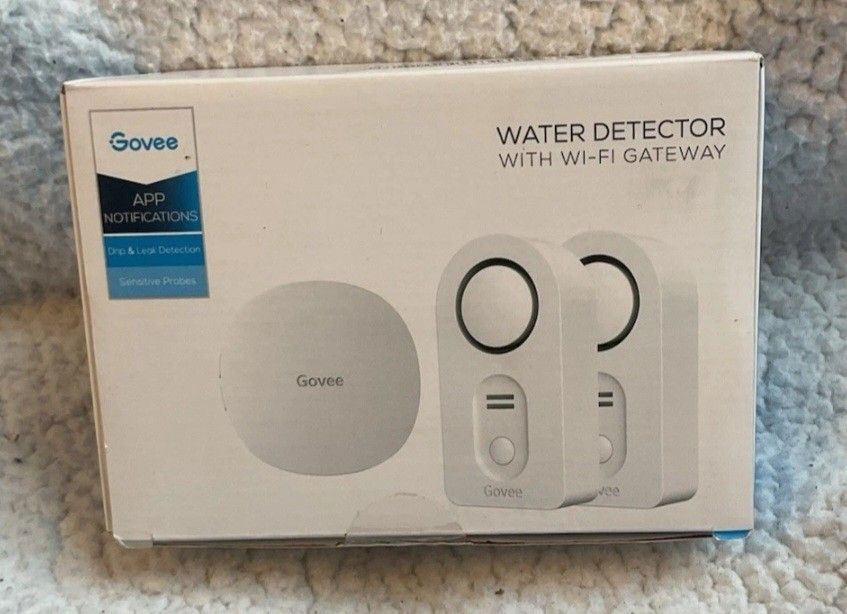 Govee WiFi Water Sensor 2 Pack, 100dB Adjustable Alarm and App Notifications