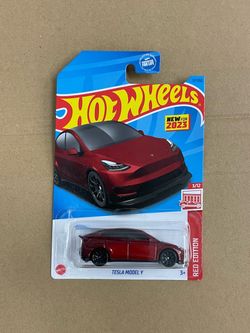 Hot Wheels Tesla Model Y Target Exclusive Red Edition