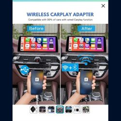 Wireless CarPlay Adapter, Convert Wired to Wireless Carplay - Wireless Carplay Dongle for i Phone with Factory Wired Carplay Cars(Model Year:2016-2022