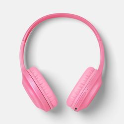Heyday Pink Wireless Bluetooth Banded Headphones Mic