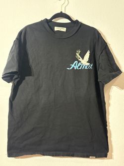 Almost Someday T-Shirt Black Graphic Used Mens Size M