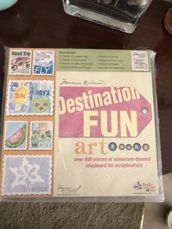 Destination FUN - brand new still sealed scrapbooking for your favorite trip or activity