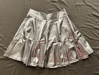 Silver Plated Flare Skirt