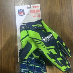 seahawks WR gloves 