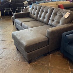 Grey Queen Sofa Chaise Sleeper 
