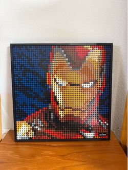 LEGO Marvel Iron Man Art Set 31199, Retired Set, Used, 100% Complete
