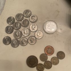 Silver And Copper Coins 