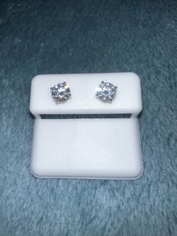 925 silver setting earrings
