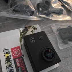 Sports HD DV Camera Water Resistant 30M 1080P 12MP