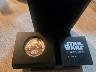 1oz Silver Star Wars Rogue One Rebel Alliance Collector Coin