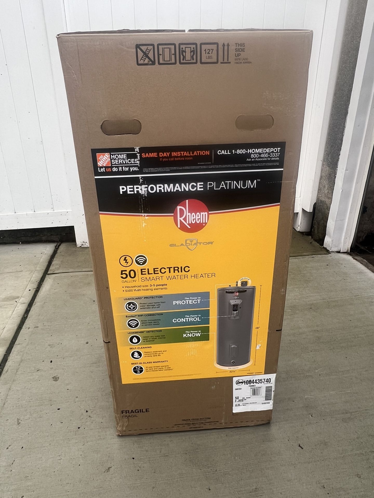 Water Heater 50 Gallon Electric Smart