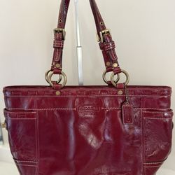 Coach Red Tote