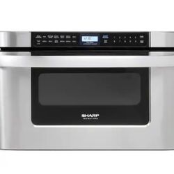 Sharp Built-in Microwave Drawer in Stainless Steel