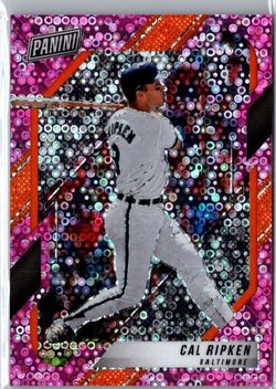 2021 Panini Prizm Pink Sequins Cal Ripken Jr. #149